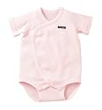 mama club 半袖コンビ肌着 60-70CM ピンク マシュマロタッチ(高級超長綿使用) M83729P