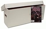 BCW Long Comic Book Storage Boxes (5 Boxes) - Corrugated Materials - Comic Book Collecting Supplies (Great for All Type of Comics)
