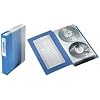 Leitz 67083 CD/DVD-Sichtbuch f�r 48 CD/DVDs, PP, transluzent blau