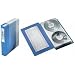 Leitz 67083 CD/DVD-Sichtbuch f�r 48 CD/DVDs, PP, transluzent blau