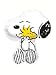 Snoopy and Woodstock Peanuts Mylar Balloon - 20x24 inch