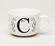14 oz Monogram Soup Mugs 14 oz Monogram Soup Mugs