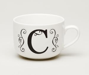 14 oz Monogram Soup Mugs