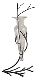 Twig Metal Stand Clear Glass Case Twigs Stand Recycled Iron Décor