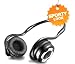 7dayshop Bluetooth Wireless Stereo Headphones / Headset - Back Hang Sporty Style with USB Charger and FREE Pouch - AMAZON'S BEST VALUE !