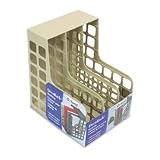 DecoRack Large Literature File, 2 Dividers, 9x10-5/8x12, Putty ESS23001