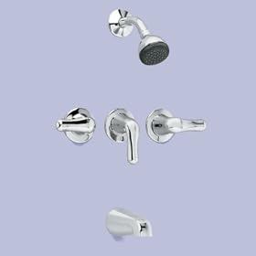 American Standard 2064.011.295 One Mono-block Bidet Fitting Lavatory Faucet, Satin