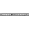 Mitutoyo 182-203, Steel Rule, 6" (5R), (1/32, 1/64, 1/10, 1/100"), 1/64" Thick X 1/2" Wide, Satin Chrome Finish Tempered Stainless Steel