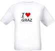 I LOVE GRAZ - City-series - White T-shirt