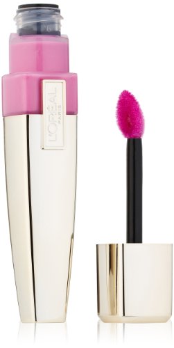 L'Oreal Paris Colour Caresse Wet Shine Lip Stain, Stubborn Plum, 0.21 Ounces