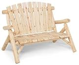 Outdoor Living : JACK POST CORP NW-10 Unfinished Log Bench