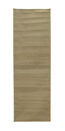 Ritz Accent Rug with Latex Backing, 20-Inch by 60-Inch Runner, Beige