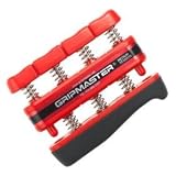 GRIPMASTER, Pro Hand and Finger Exerciser: Medium, Red