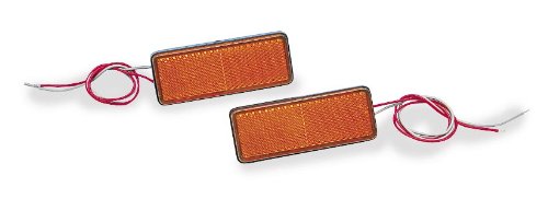 Show Chrome LED Marker Lights - Amber - 1 Pair 16-107A On Sale