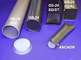 GS-24RD Steel Ground Sleeves(Price/Pair), Outdoor Volleyball Systems & Accessories, Volleyball