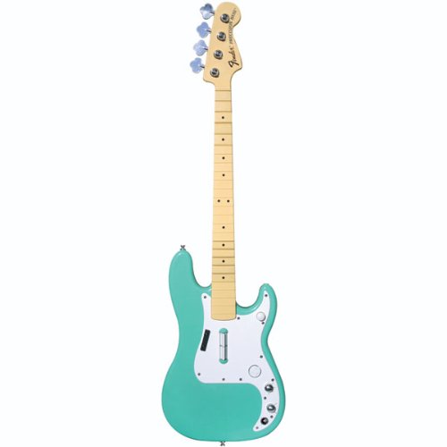Xbox 360 Rock Band Wireless Fender Precision Bass Replica - Sea Foam Green