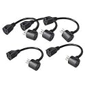Ziotek ZT1212518 Power Strip Liberator Plus with Pass Through, 5-Pack