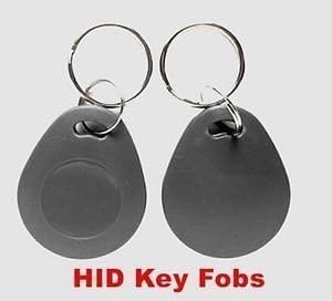 100pcs *NEW* Keyfob Proximity Prox Fob Works With HID ProxKey 1346 26-Bit H10301 (Gray)