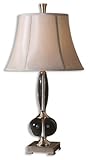 Decorative Lamp with Brushed Aluminum Accents