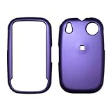 Premium Purple Rubberized Snap-On Cover Hard Case Cell Phone Protector for Palm Pre Plus