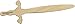 Wooden Play Dagger - Made in USA