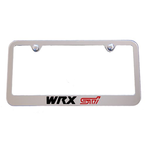 Subaru Impreza WRX STI Chrome License Plate Frame - Quality