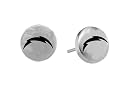 Stainless Steel NFL Football San Diego Chargers Logo Earrings