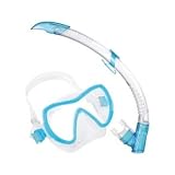 Aqua Lung Sport Combo VisionFlex Midi Snorkel Set - Transparent/Aqua