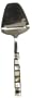 Decorative Cheese Shaver With Inlaid Mother of Pearl Handle