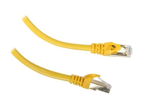 Rosewill 10-Feet Cat 7 Color Shielded Twisted Pair (S/STP) Networking Cable - Yellow (RCNC-11052)