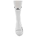 adidas Team Speed Traxion Crew Socks, White/Black/Aluminum 2, Medium