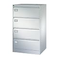 H�ngeregistratur-Schrank, 4 Schubladen 2x DIN A4, HxBxT 1320x760x620 mm