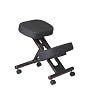 Office Star Ergonomically Designed Espresso Finished Wood Knee Chair with Casters