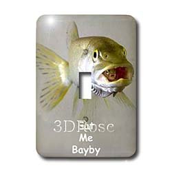 Fishing - Eat Me Baby - Light Switch Covers - single toggle switch