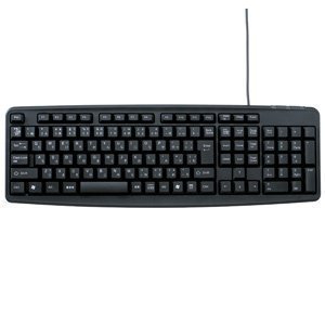 バッファローコクヨサプライ BUFFALO フルキーボード USB接続 日本語 112キー ブラック BSKBU02BK
