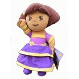 Dora the Explorer 8" Plush Doll in Purple Dress