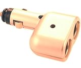 UKayed UKayed 12/24V 2 Way Cigarette Lighter Socket Converter