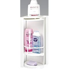 Eckregal Eckschrank Badregal ~ drehbar ~Ablagem�glichkeiten f�r Shampoo, Seife u. Schwamm
