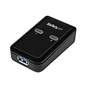 StarTech.com 2-Port 2-to-1 USB 3.0 Peripheral USB Powered Sharing Switch, Black USB221SS