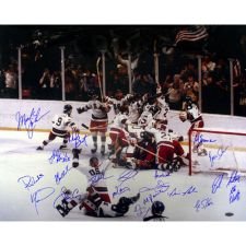 1980 USA Hockey Team 16x20 Autographed Photograph