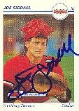 Joe Siddall, Harrisburg Senators - Expos Affiliate Autographed Card