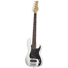 Schecter Diamond-P Custom Bass - White