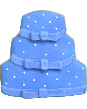 Beautiful Cookies Organic Party Favors-Birthday Cake J Organic Cookies Cookies, 10 Cookies by Beautiful Cookies