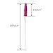 G2PLUS 100 Pack Disposable Eyelash Mascara Brushes Wands Applicator Makeup Brush Kits (White & Rose)