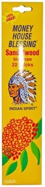 Money House Blessing Sandalwood Incense 22Sticks 36 UNIT PACK
