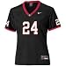 Nike Georgia Bulldogs #24 Black Ladies Replica Football Jersey (Medium)