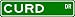 CURD Street Sign ~ Personalized Family Lastname Sign ~ Gameroom, Basement, Garage Sign **