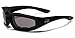 Choppers Padded Sport Sunglasses - Black, White, Silver or Pink Frame / Mirror, HD, Yellow, Dark, Fire or Ice Lens
