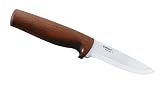 Review Helle HEL48 / Helle Outdoor Knife, Model Fjellbekk, Triple layers Steel, Merbau-Wood, Leather Sheath