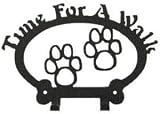 Dog Leash Hook - Paw Prints (Time for a Walk)